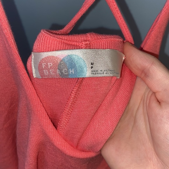 Free People Beach Flowy Layered Cross-Back Dress - Picture 4 of 4